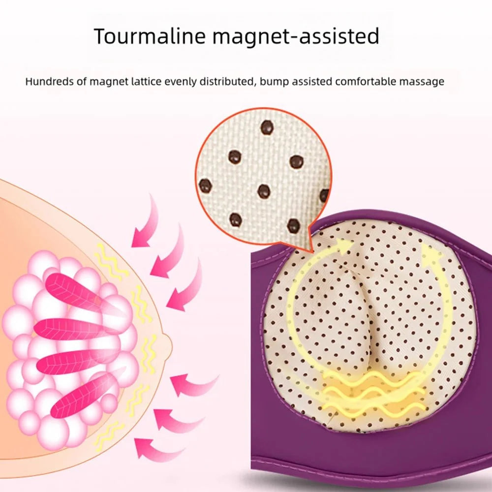 LunaLift Heated Breast Massager Bra