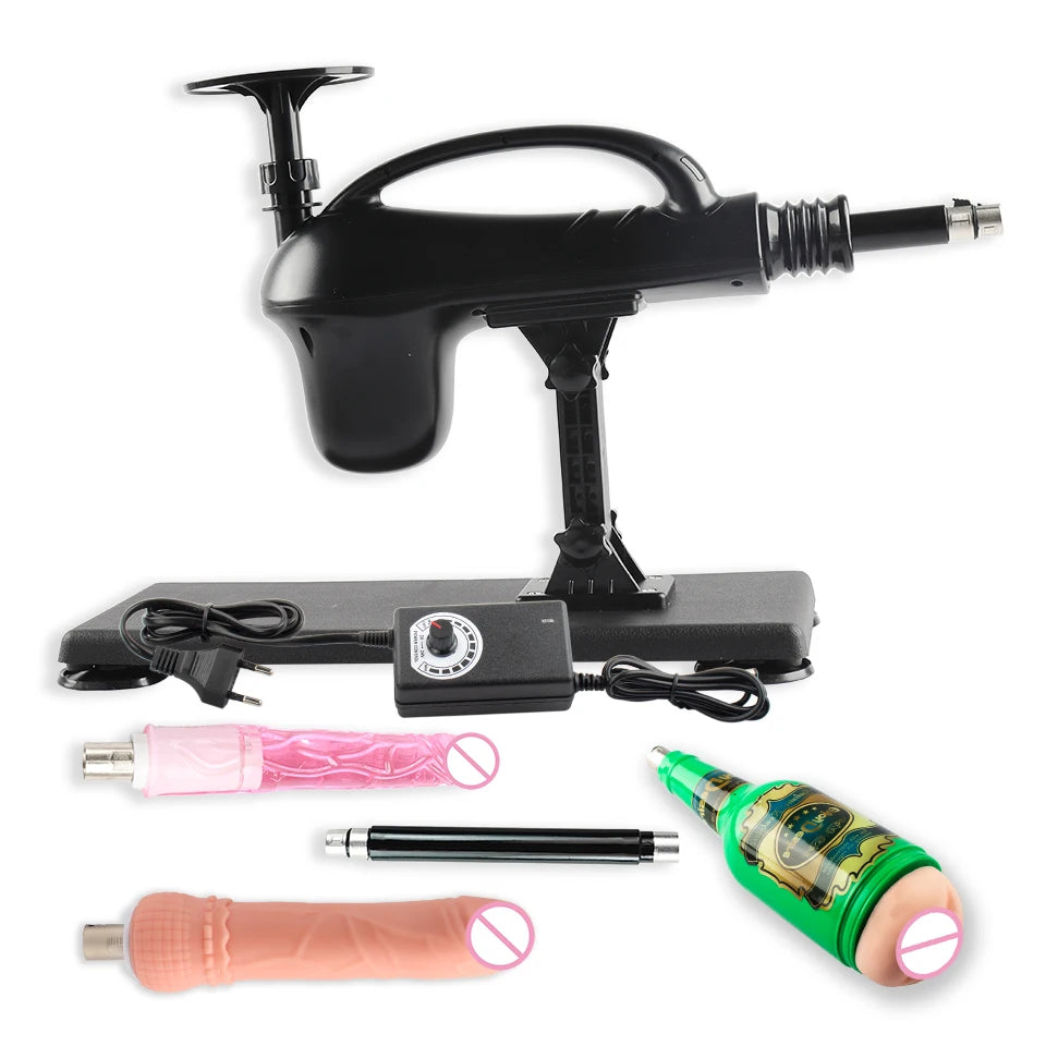 New Automatic Sex Machine Sex Toys,Thrusting Machines for Men Women,Love Machine Device Gun with 3XLR Dildo Attachments