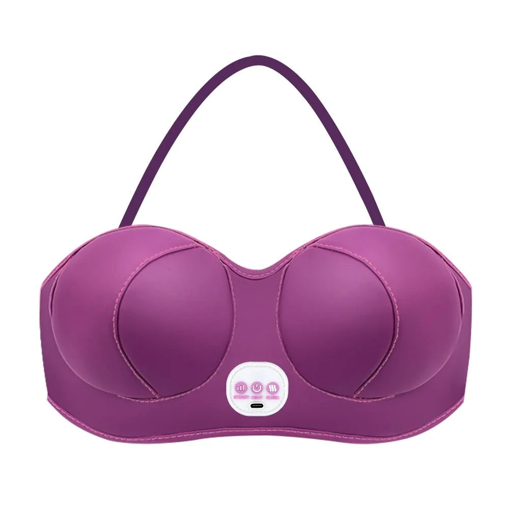 LunaLift Heated Breast Massager Bra