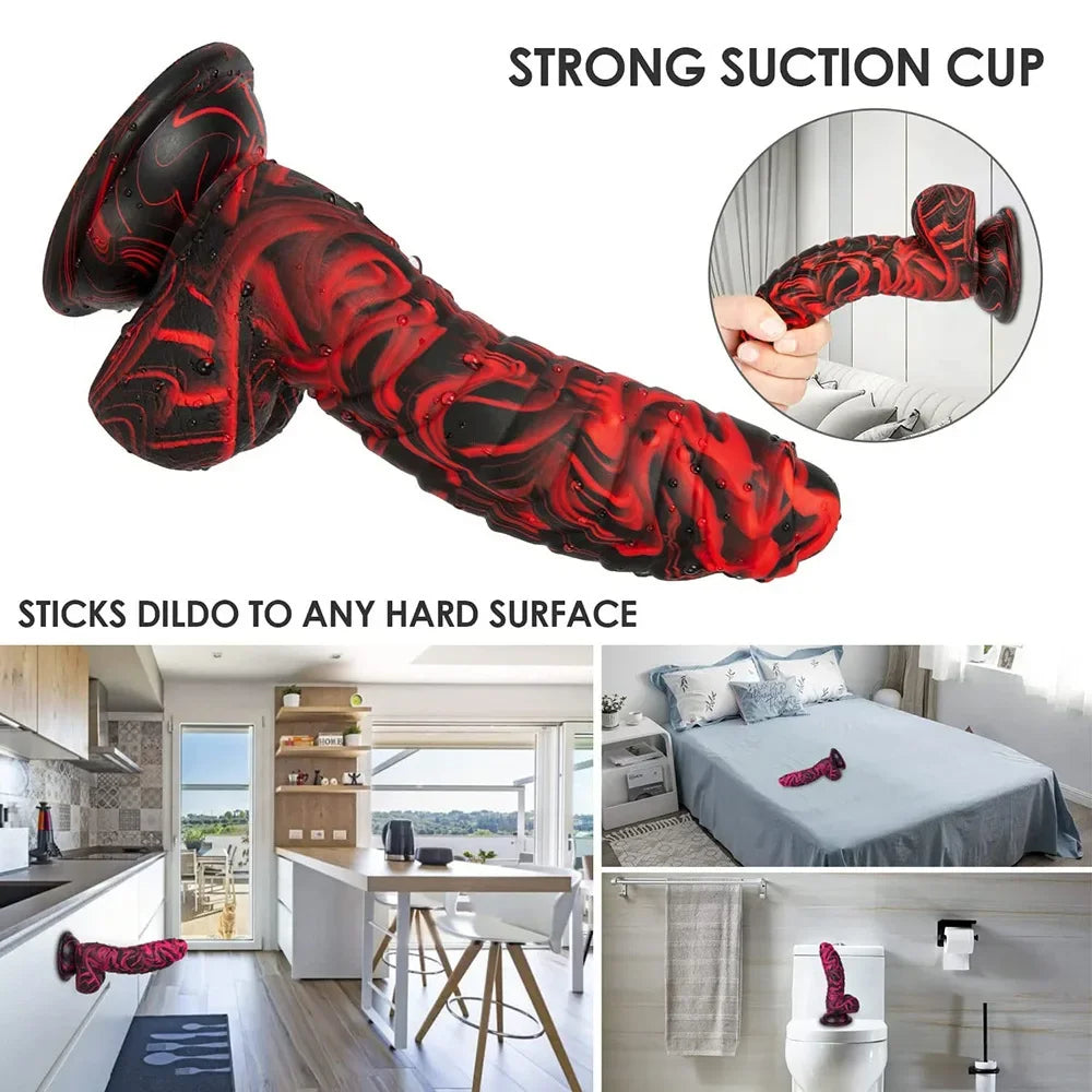 Sex Toys Realistic Dildo for Adults Monster Dildos with Strong Suction Cup, G Spot Clitoral Vagina Anal Toy for Women