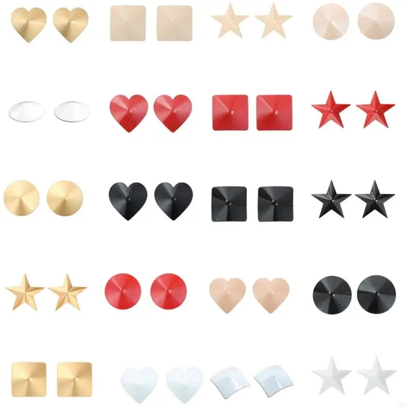 U4LF Pasties Nipple Covers Reusable Pasty Breast Covers Self-Adhesive Nipples Sticker