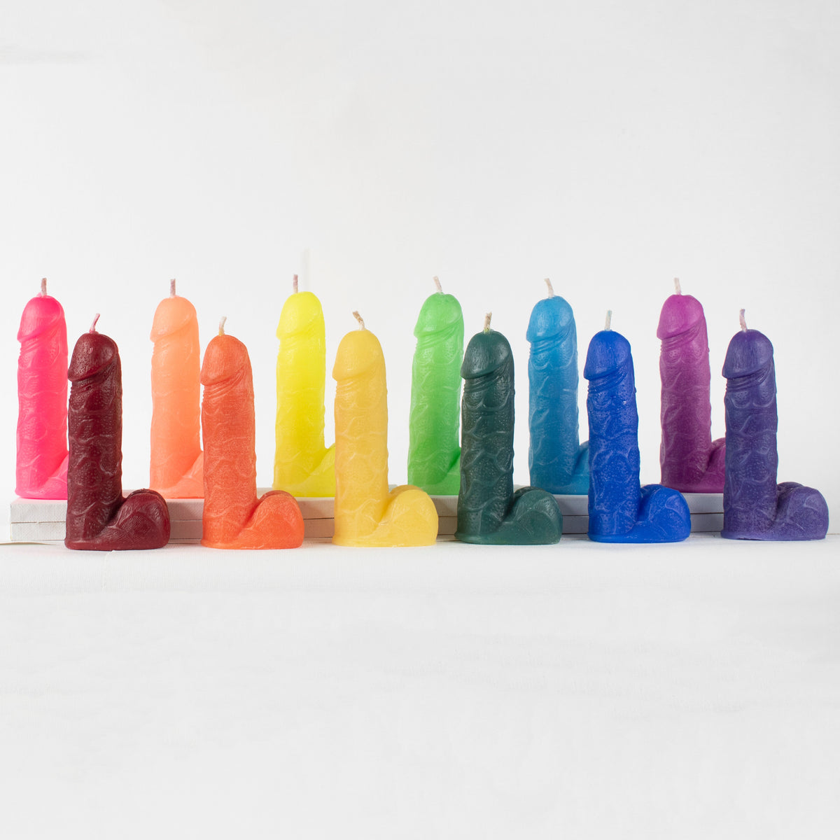 Flaming Hot Dicks - Penis Wax Play Candles - Cock Candles