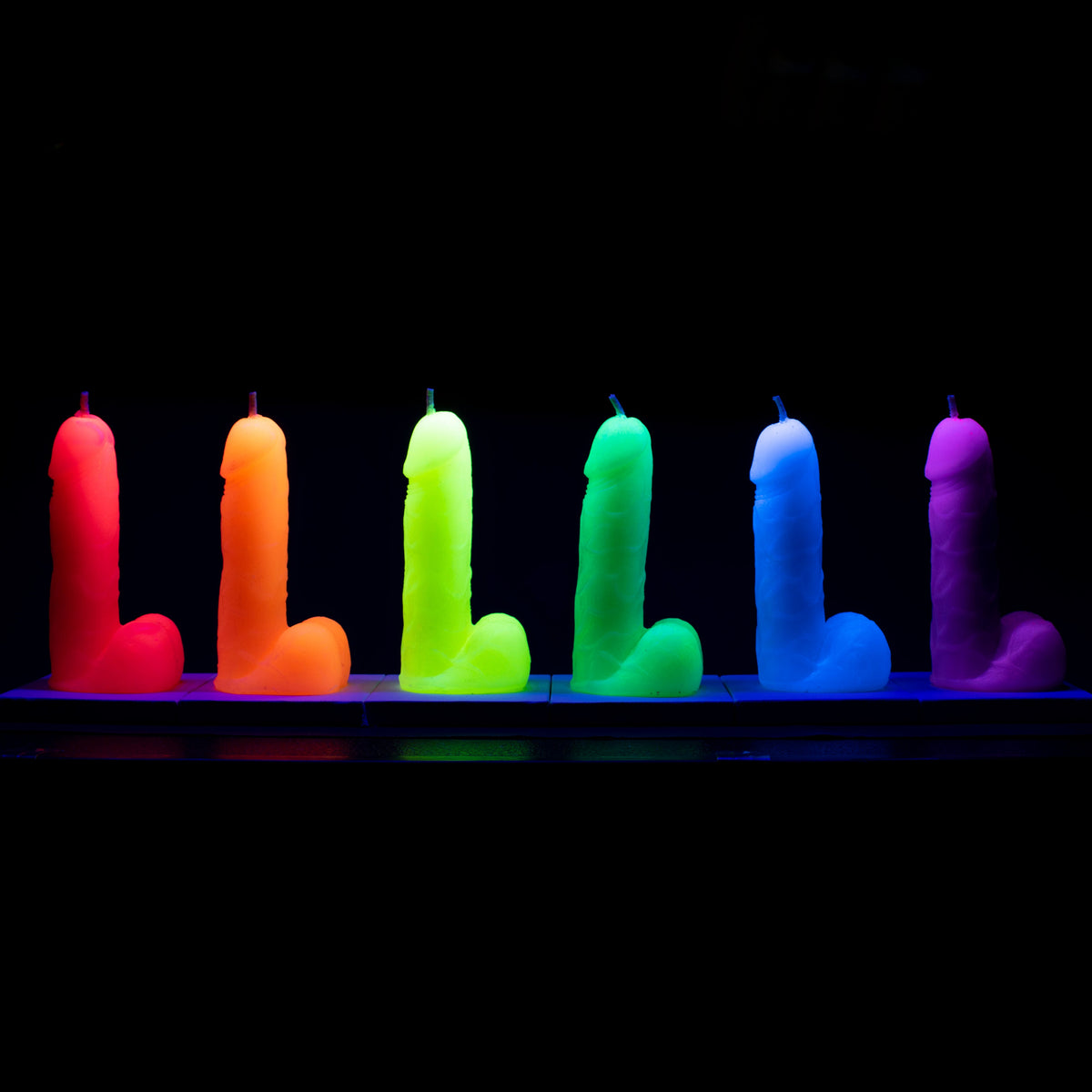 Flaming Hot Dicks - Penis Wax Play Candles - Cock Candles