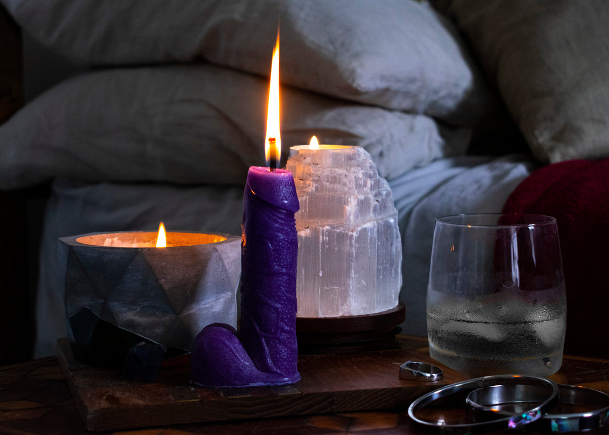Flaming Hot Dicks - Penis Wax Play Candles - Cock Candles