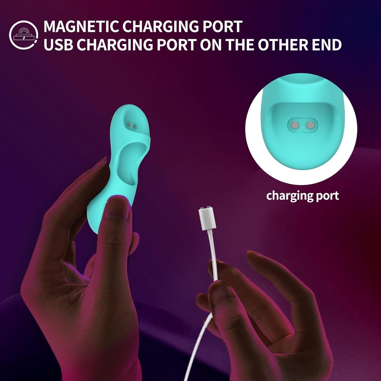 ArcPulse Finger Vibrator 10 Modes Waterproof USB Mini