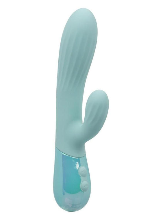 Aura Dual Ripple Silicone Rabbit Vibrator