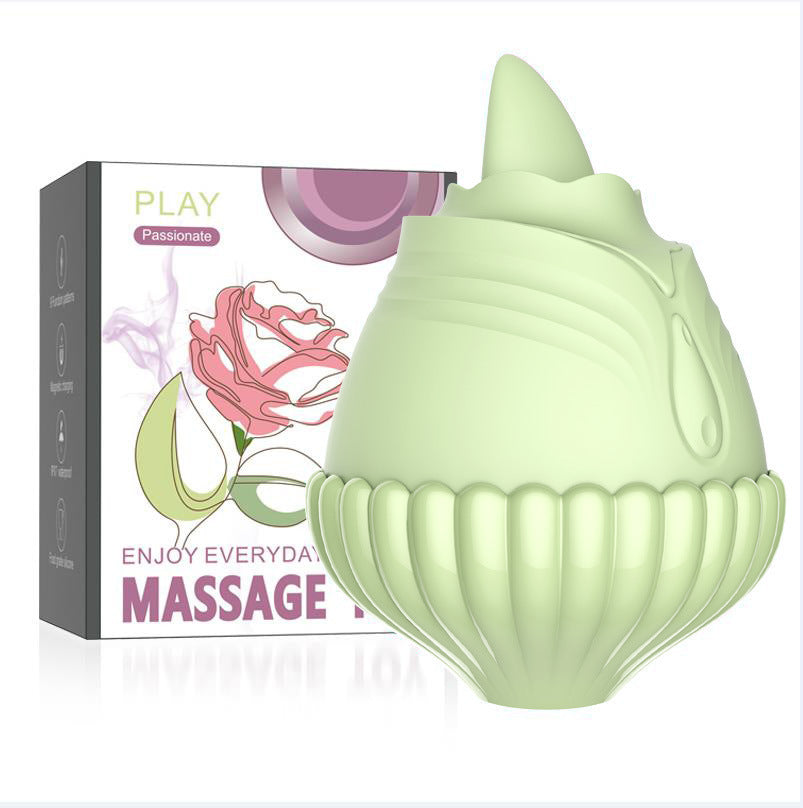 Rose Female Tongue Licking Teasing