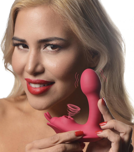 Butterfly Tease Silicone Clitoral Suction Stimulator