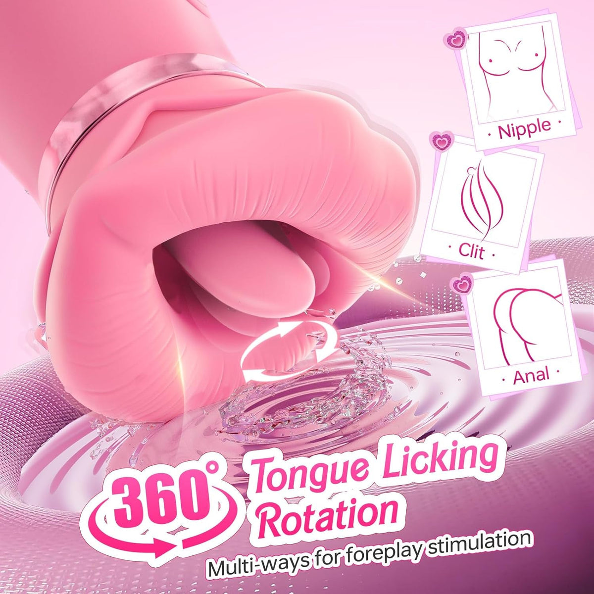 NoctelleX AI Mouth Clit Sucker Wand App Waterproof Quiet
