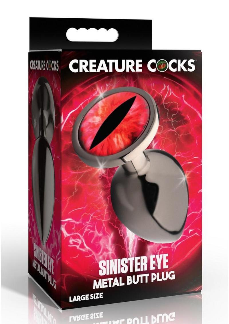 Creature Cocks Sinister Eye Metal Butt Plug