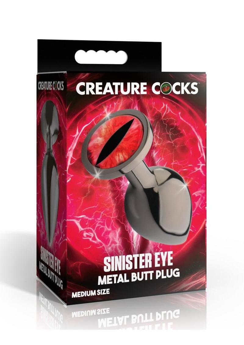 Creature Cocks Sinister Eye Metal Butt Plug