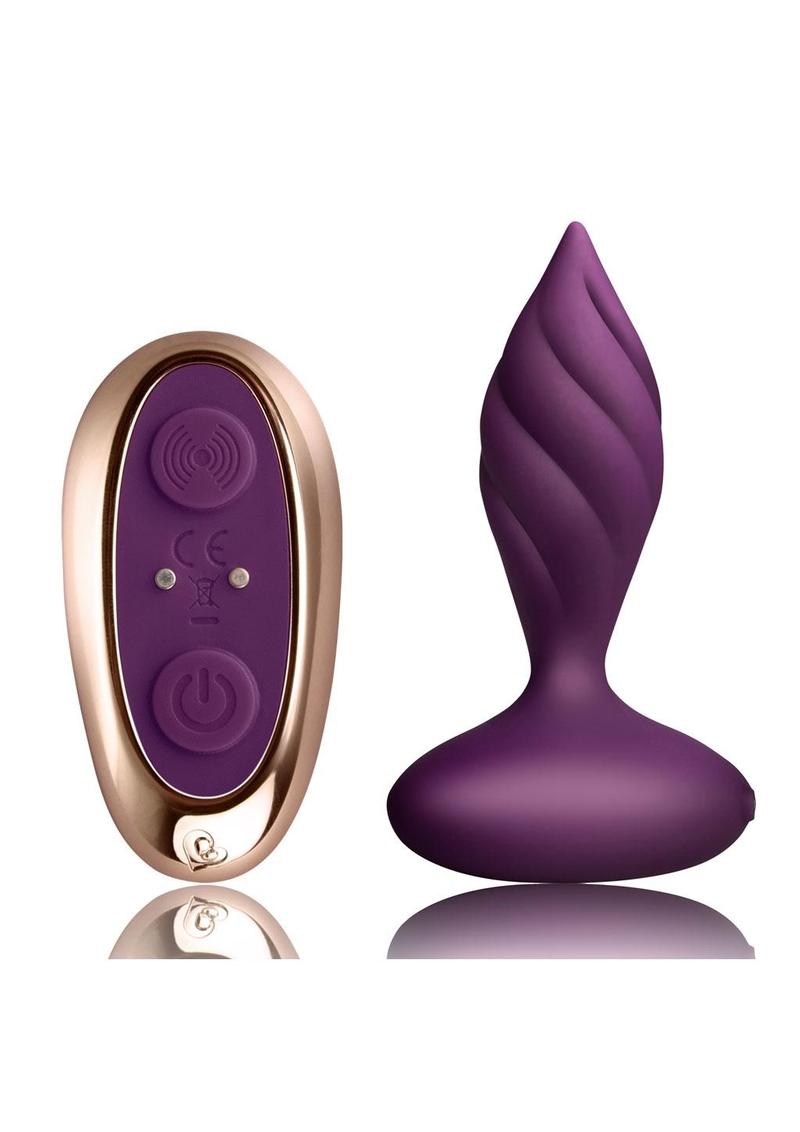 Desire Petite Sensations Rechargeable Silicone Anal Plug With Remote
