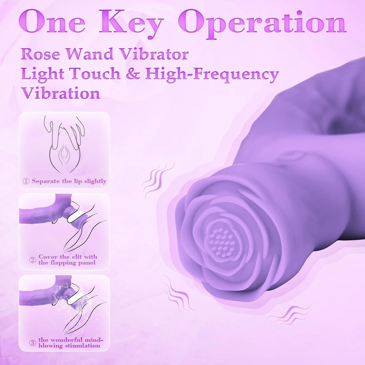 RoseFlex 15.75” Double-Ended Vibrating Dildo 10 Modes