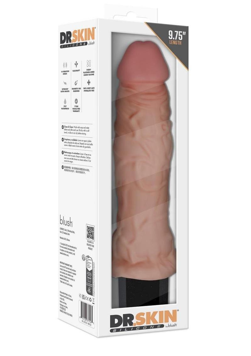 Dr. Skin Silicone Vibrating Dildo