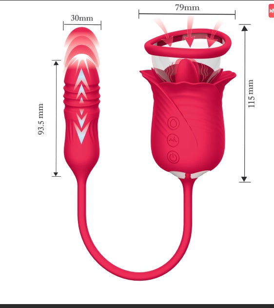 Sex Toys Clitoral Vibrator With Tongue Licking For Women's Clitoris Nipples  Vibration Modes Personal Pleasure Sex Toy Female