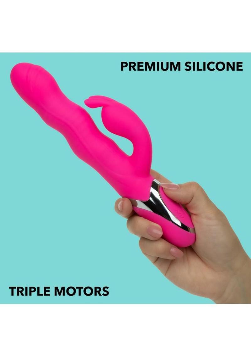 CalExotics Enchanted Wave Action Bunny Rechargeable Vibrator
