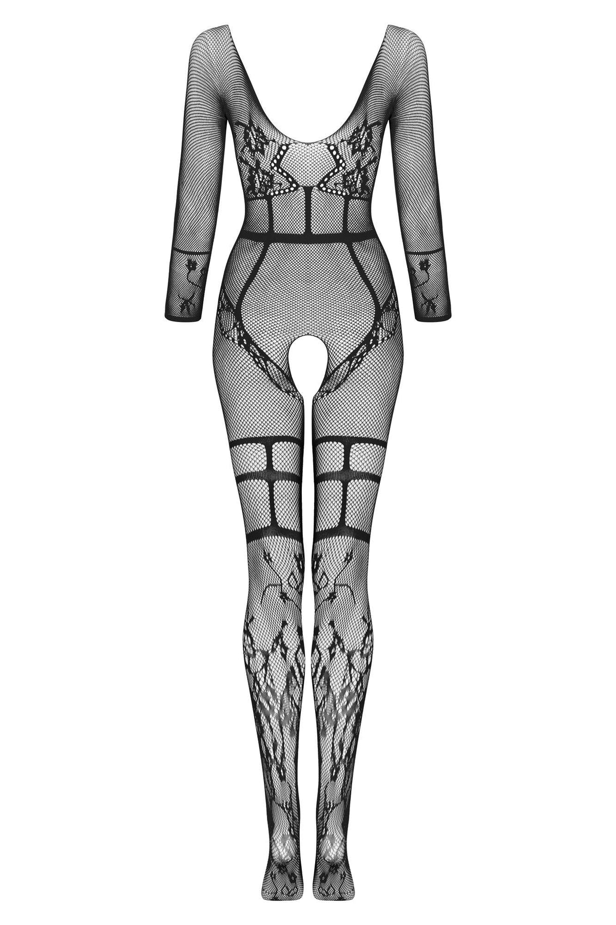 Beauty Night Lorna Black Seductive Delicate Fishnet Bodystocking