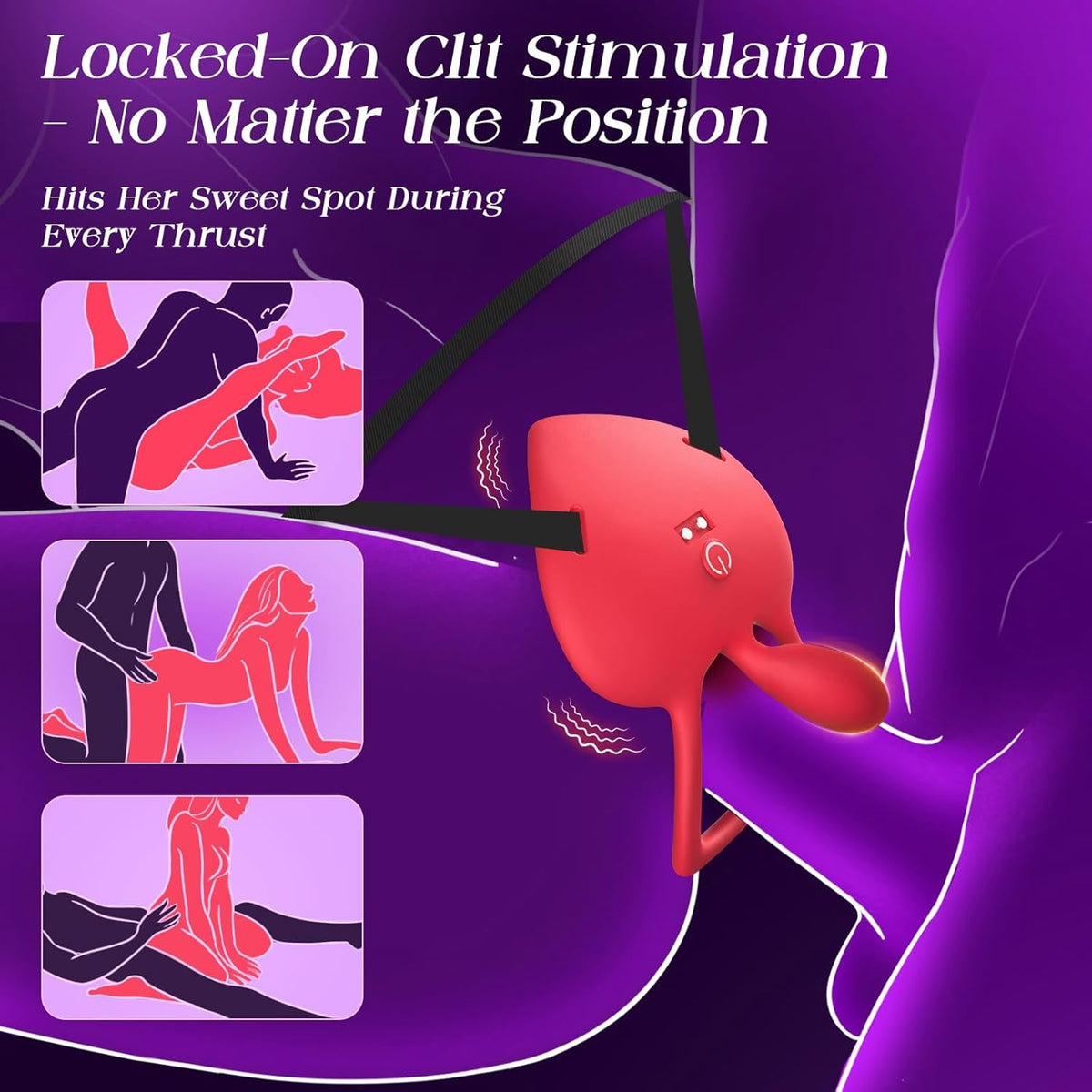 PulseCoreXI Cock Ring Clit Stimulator Remote 9 Modes Set