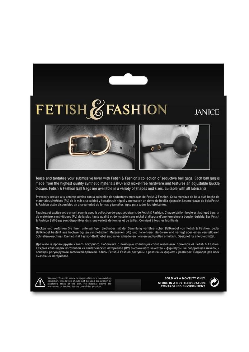 Fetish And Fashion Janice Ball Gag