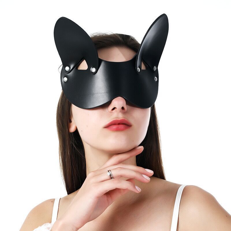 Punk Style Personality Blindfold Bunny Ears Mask