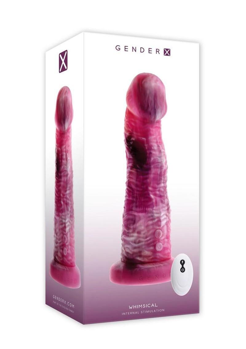 Whimsical Rechargeable Silicone Vibrating Dildo