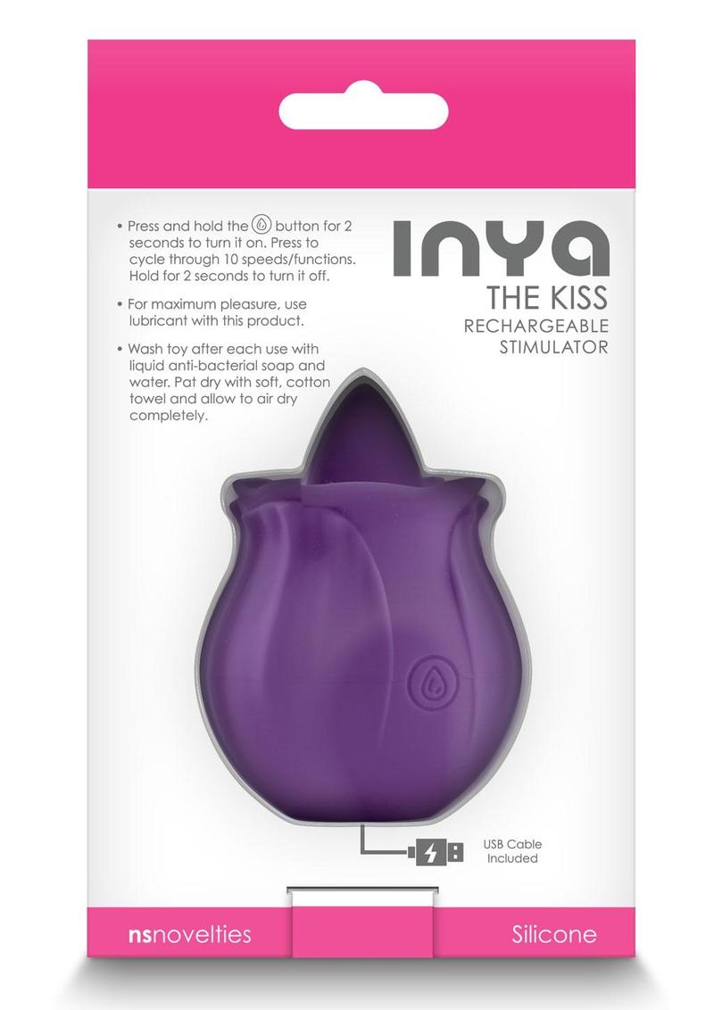 Inya The Kiss Rechargeable Silicone Clitoral Stimulator for Solo Play