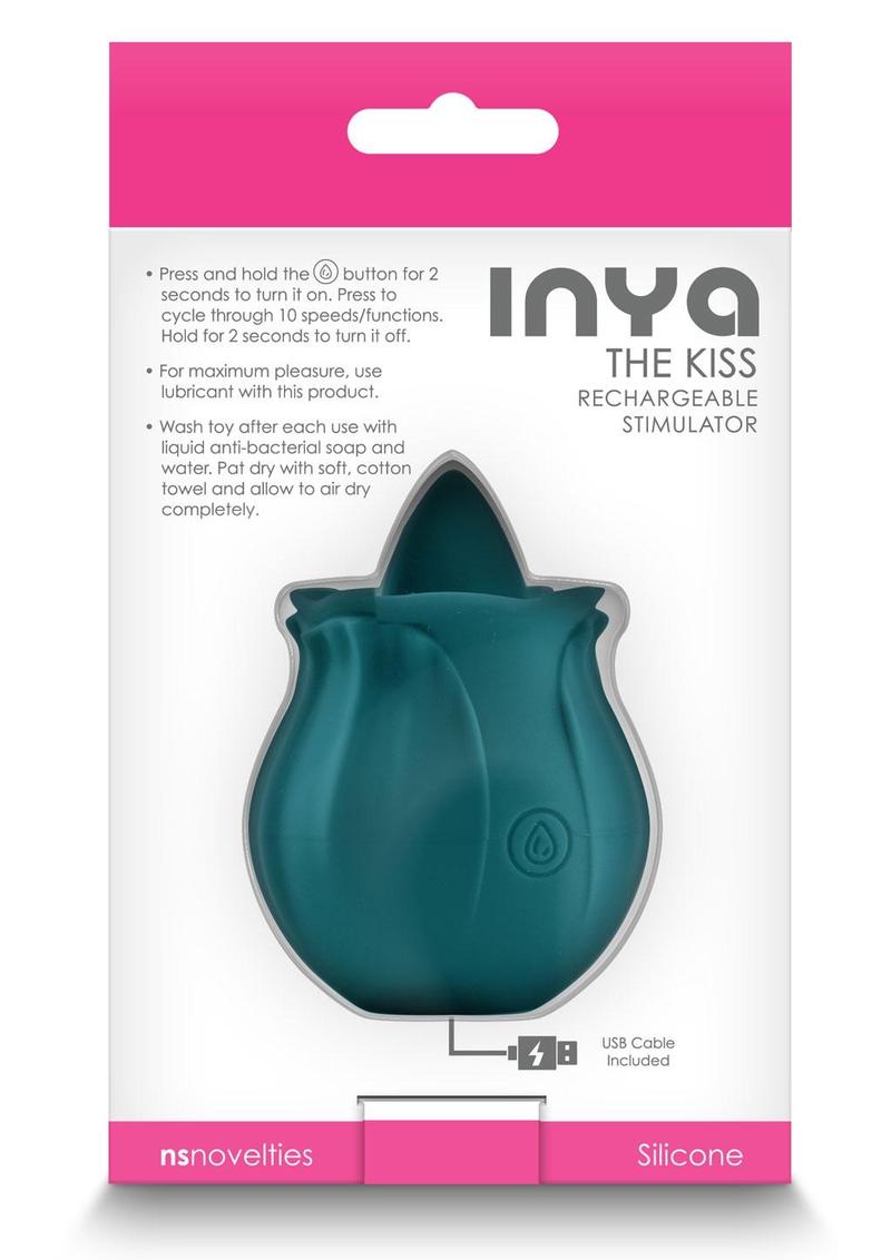 Inya The Kiss Rechargeable Silicone Clitoral Stimulator for Solo Play