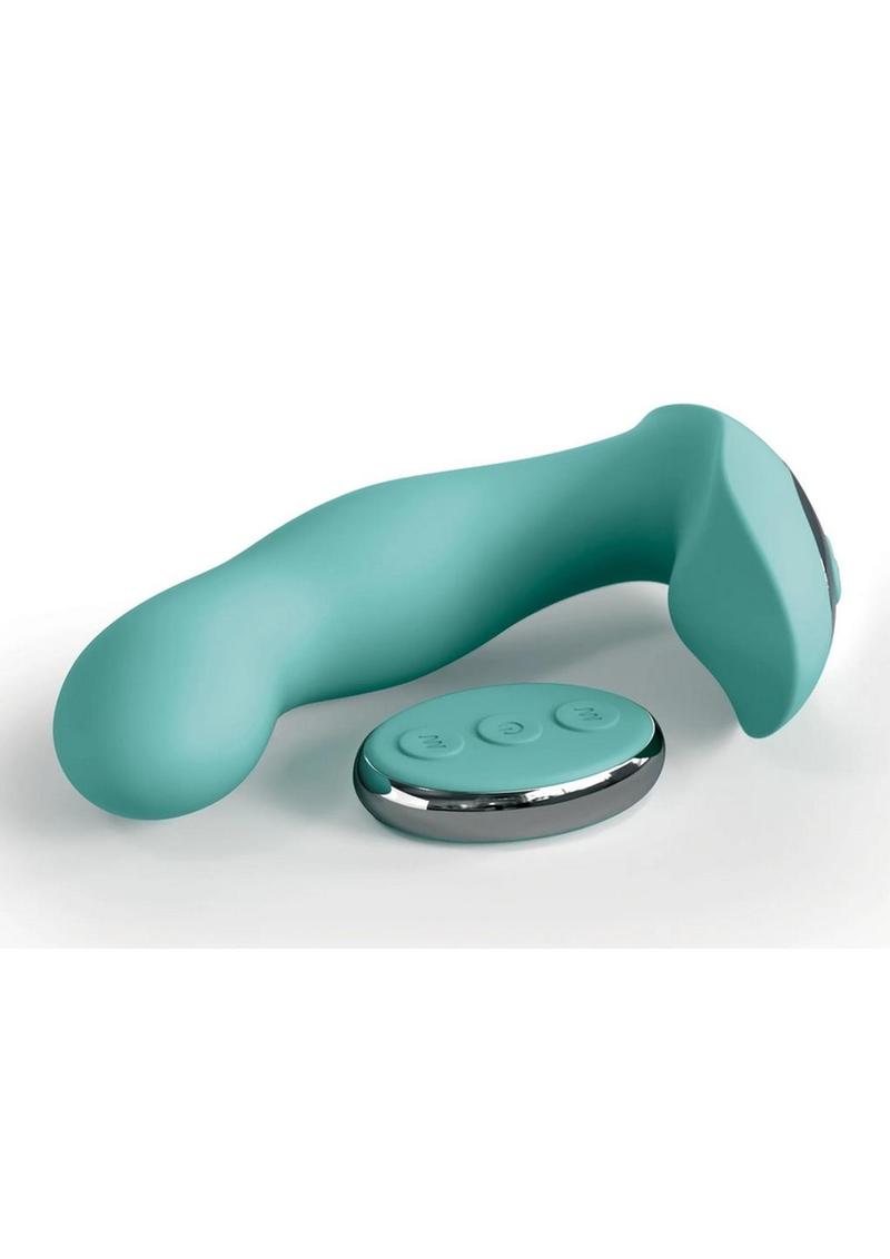 JimmyJane Pulsus G-Spot Rechargeable Silicone Dual Stimulator Teal
