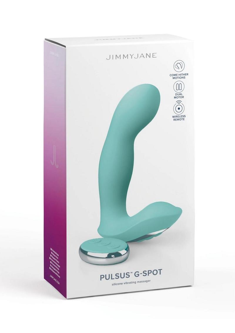 JimmyJane Pulsus G-Spot Rechargeable Silicone Dual Stimulator Teal