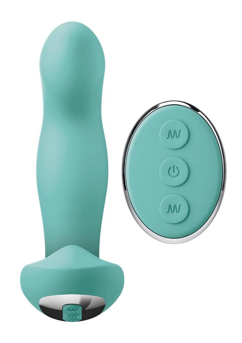 JimmyJane Pulsus G-Spot Rechargeable Silicone Dual Stimulator Teal