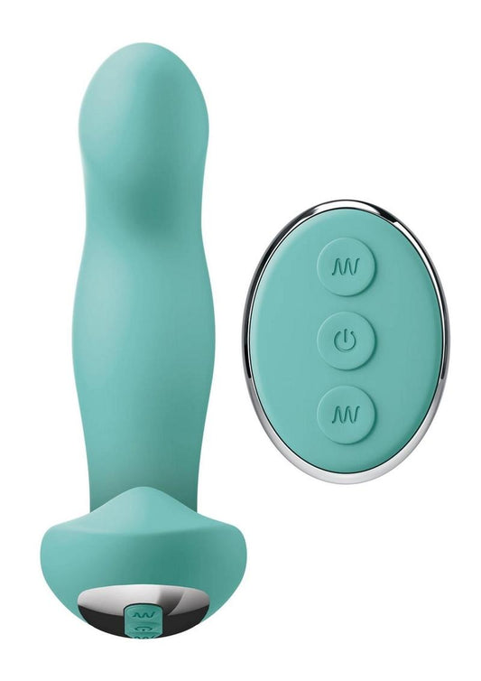 JimmyJane Pulsus G-Spot Rechargeable Silicone Dual Stimulator Teal