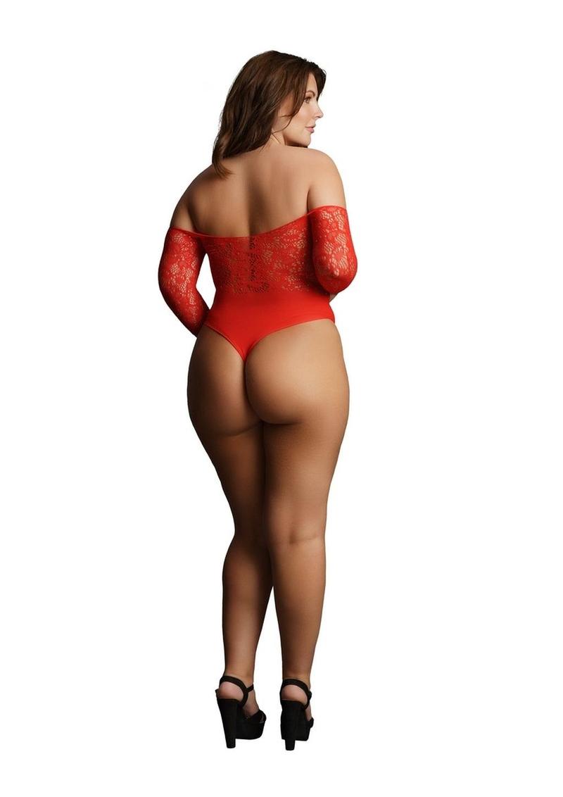 Le Desir Suspender Rhinestone Pantyhose Fishnet Lingerie