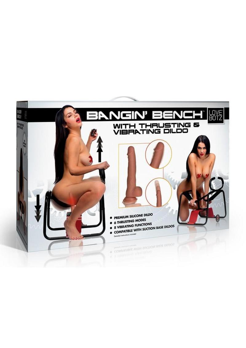 Lovebotz Bangin Bench Vibrating Dildo Set