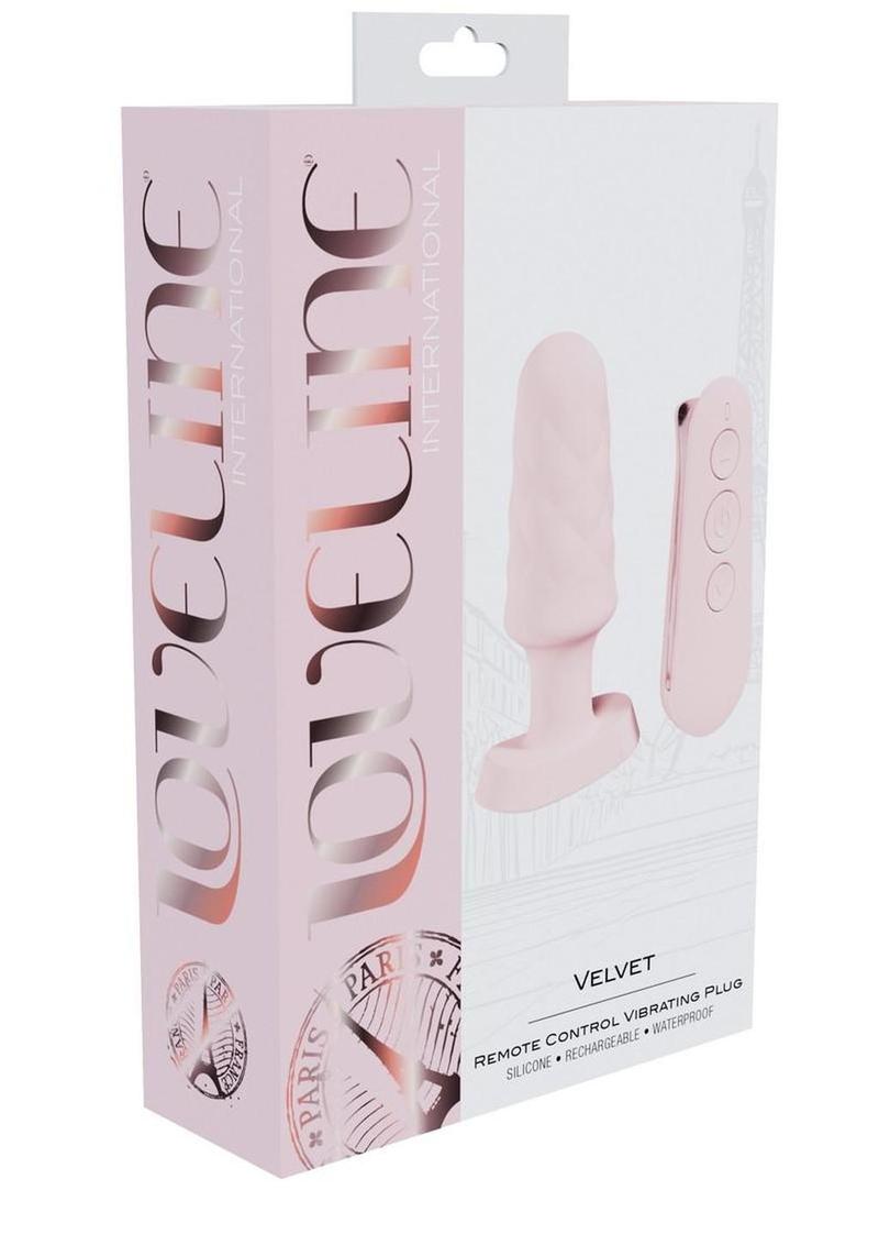 Loveline Velvet Vibrating Anal Plug