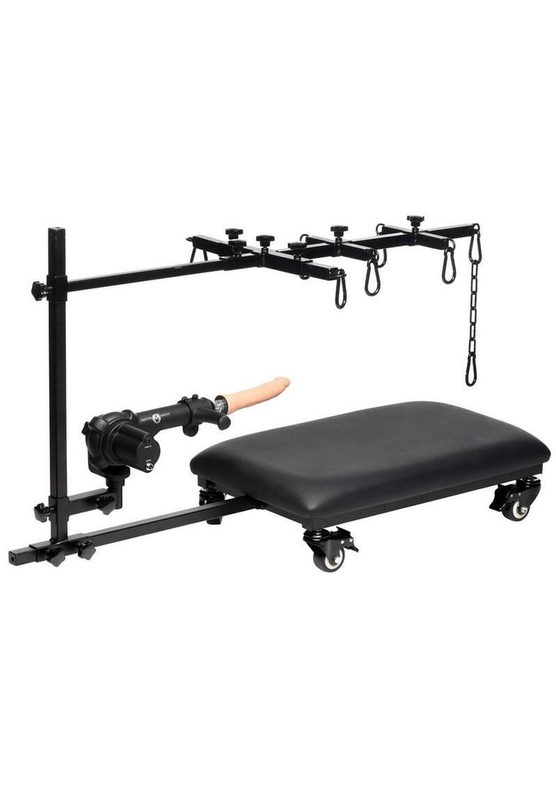 Master Series Hog Tie Restraint Rack with Sex Machine