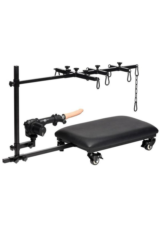 Master Series Hog Tie Restraint Rack with Sex Machine