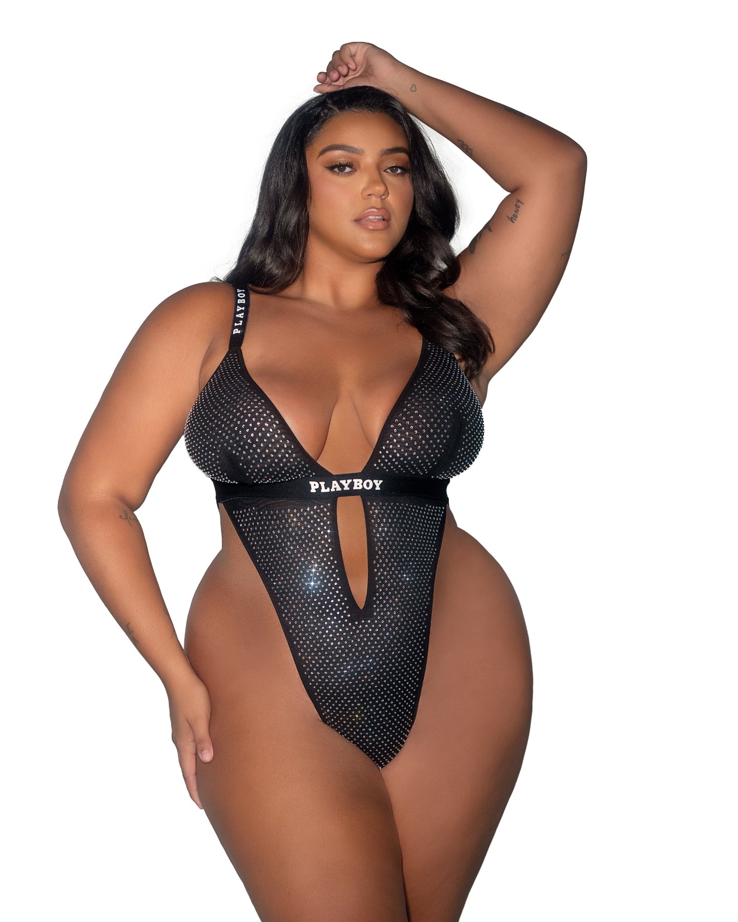 Black Playboy Disco Fever Teddy