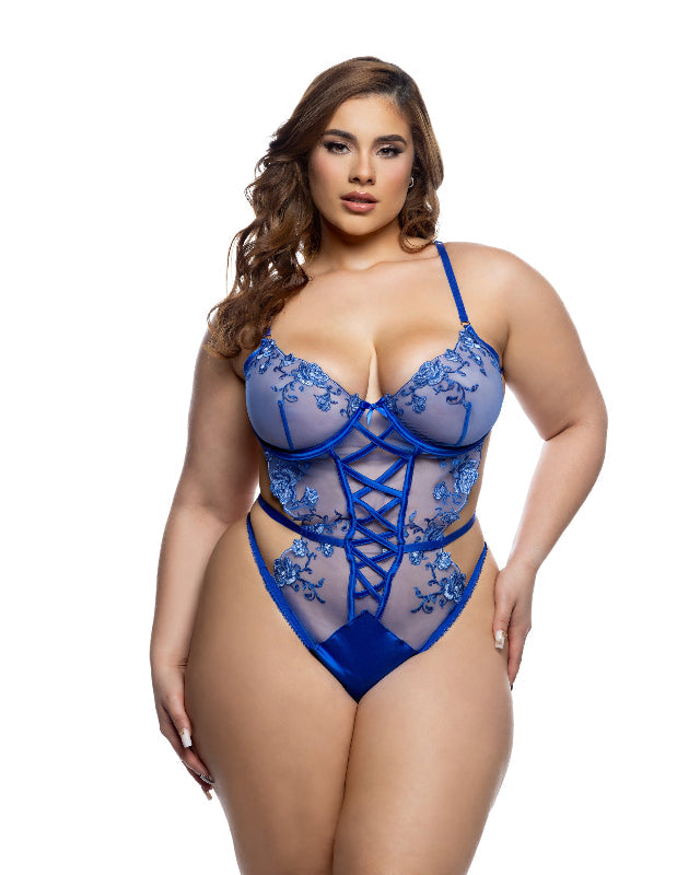 Blue Blossom Beauty Teddy