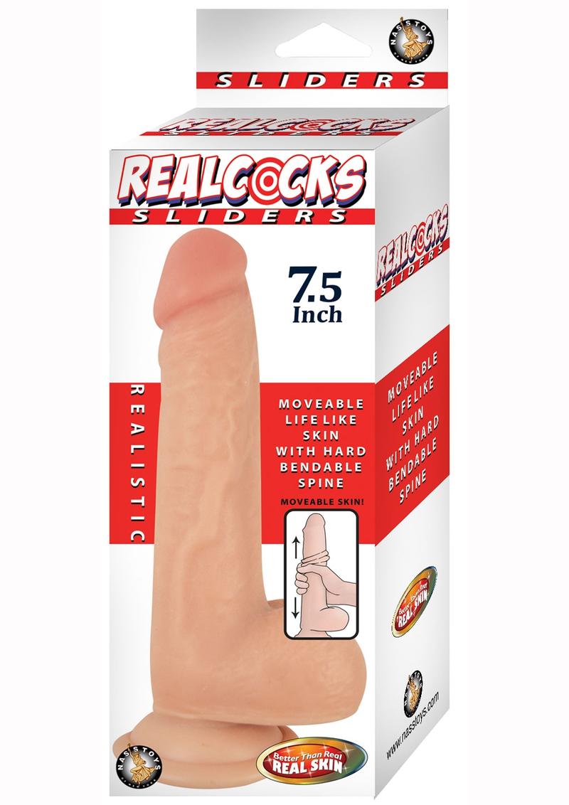 RealCocks Sliders Dildo with Balls – 7.5 Inches