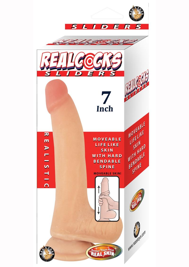 RealCocks Sliders Dildo with Balls – 7.5 Inches