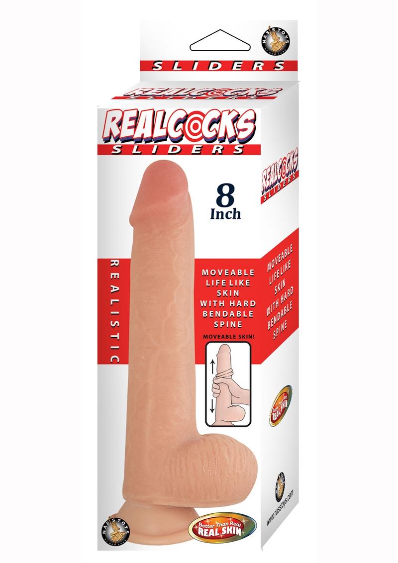 RealCocks Sliders Dildo with Balls – 7.5 Inches