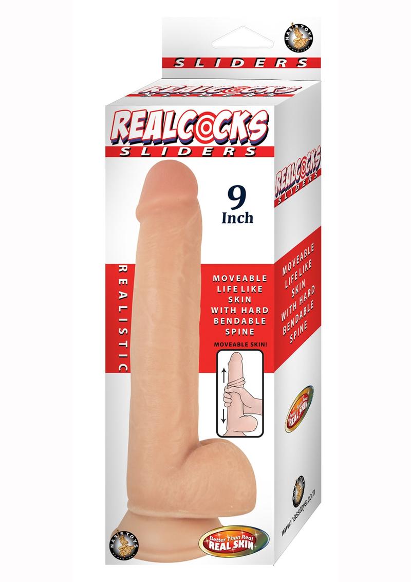 RealCocks Sliders Dildo with Balls – 7.5 Inches