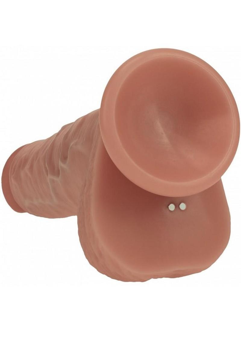 RealRock Vibrating And Thrusting Silicone Dildo