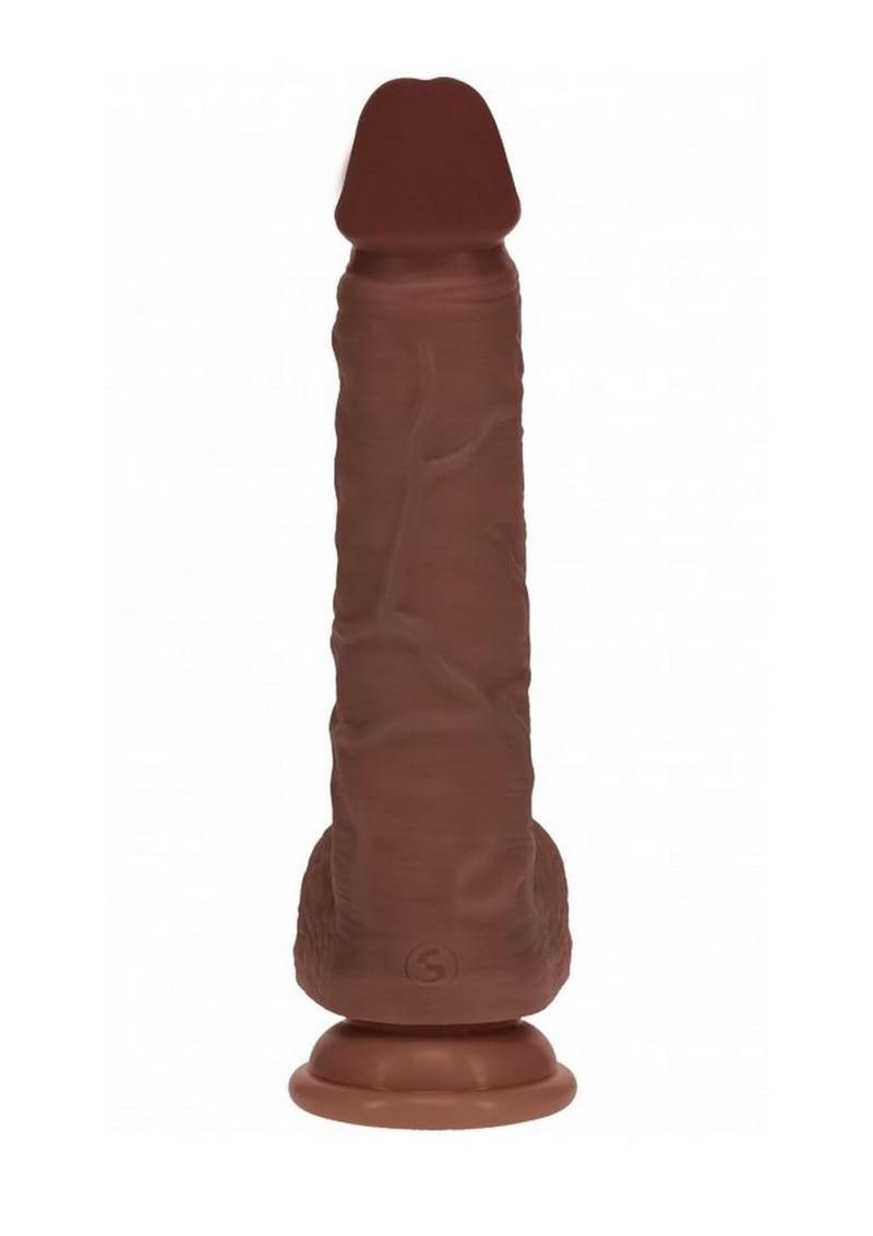 RealRock Vibrating And Thrusting Silicone Dildo