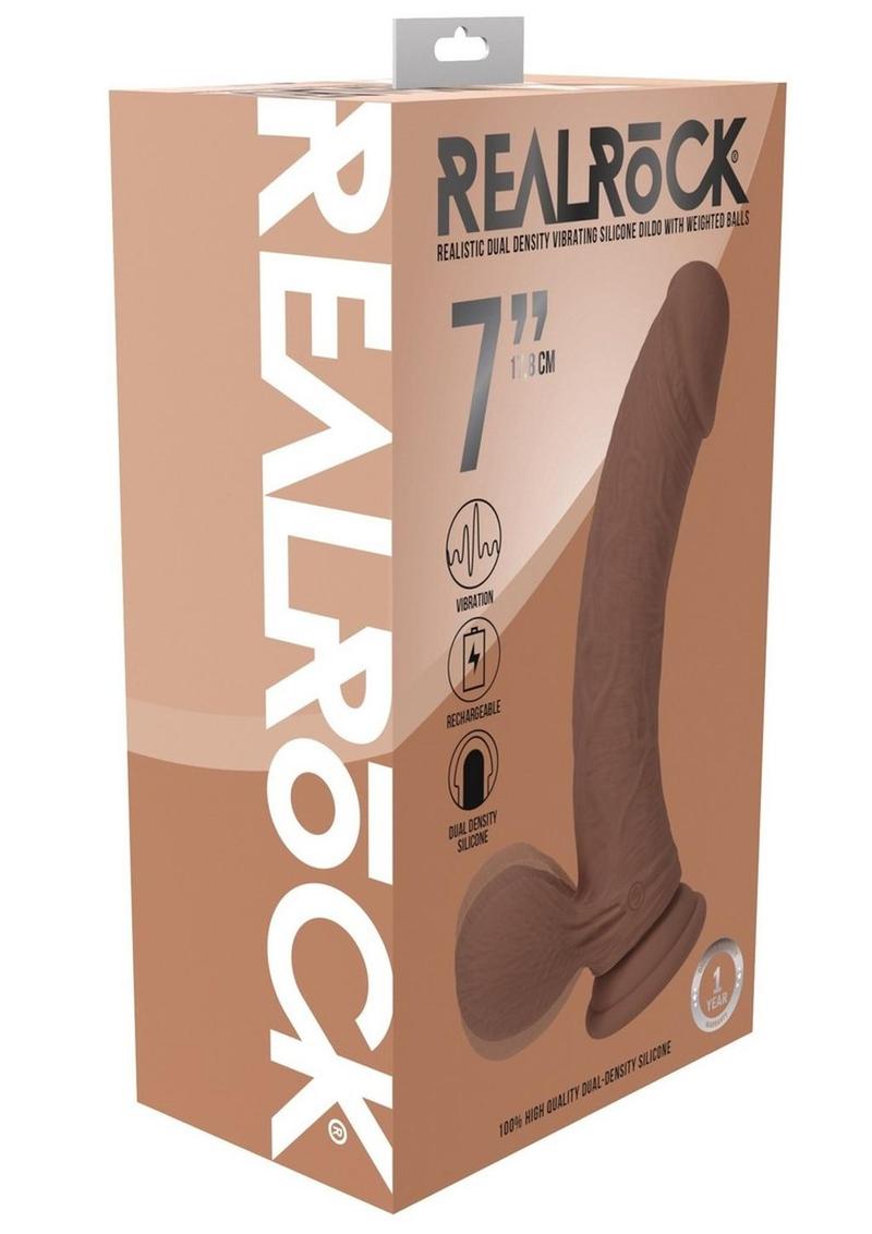 RealRock Realistic Dual Density Vibrating Dildo