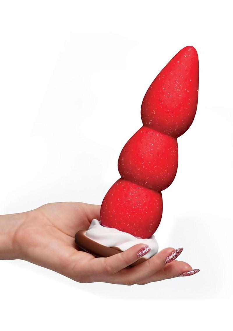 Simply Sweet Strawberry Sweet Cream Dildo