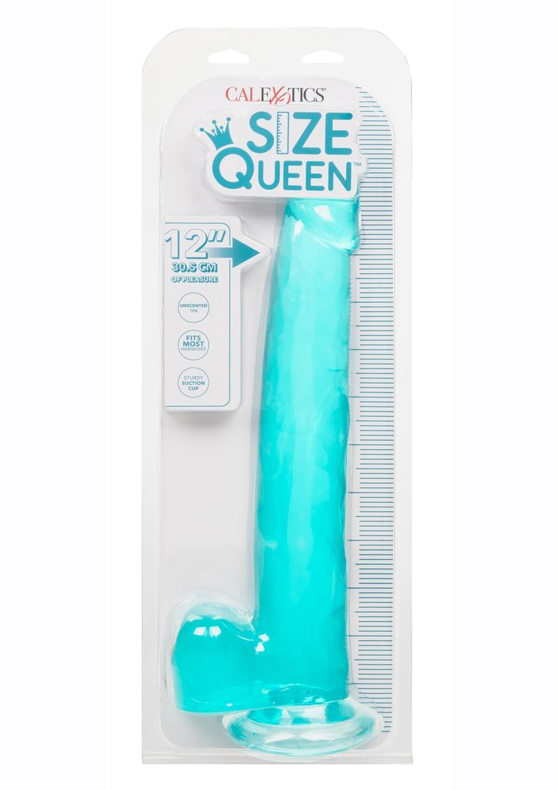 Size Queen 12" Dildo with Balls by CalExotics