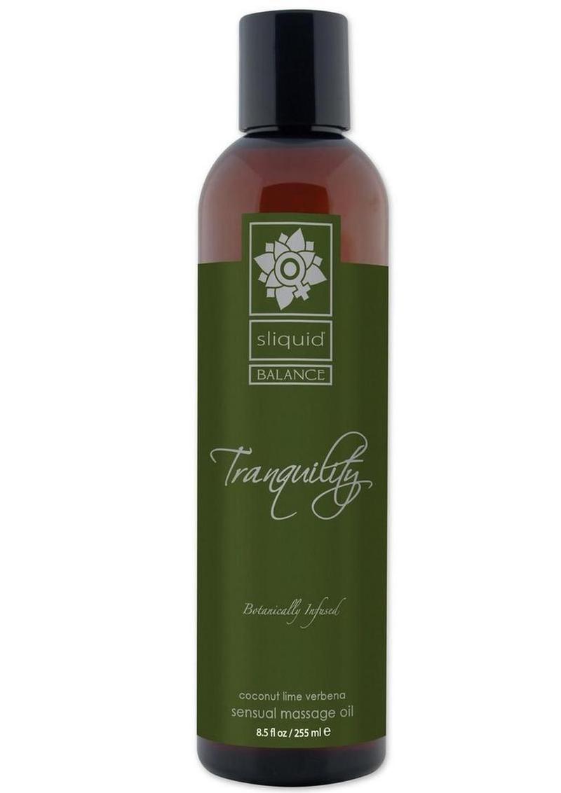 Sliquid Balance Tranquility Sensual Massage Oil Coconut Lime