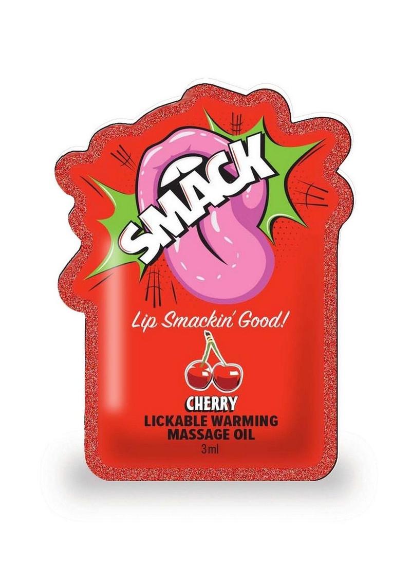 Smack Cherry Lickable Warming Massage Oil