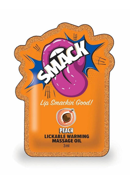 Smack Peach Lickable Warming Massage Oil